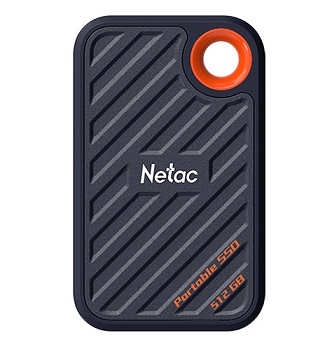 דיסק פלאש SSD חיצוני נטאק Netac NT01ZX20-512G-32BL ZX20 512GB USB 3.2 Gen2 Type-C Read 2000MB/s